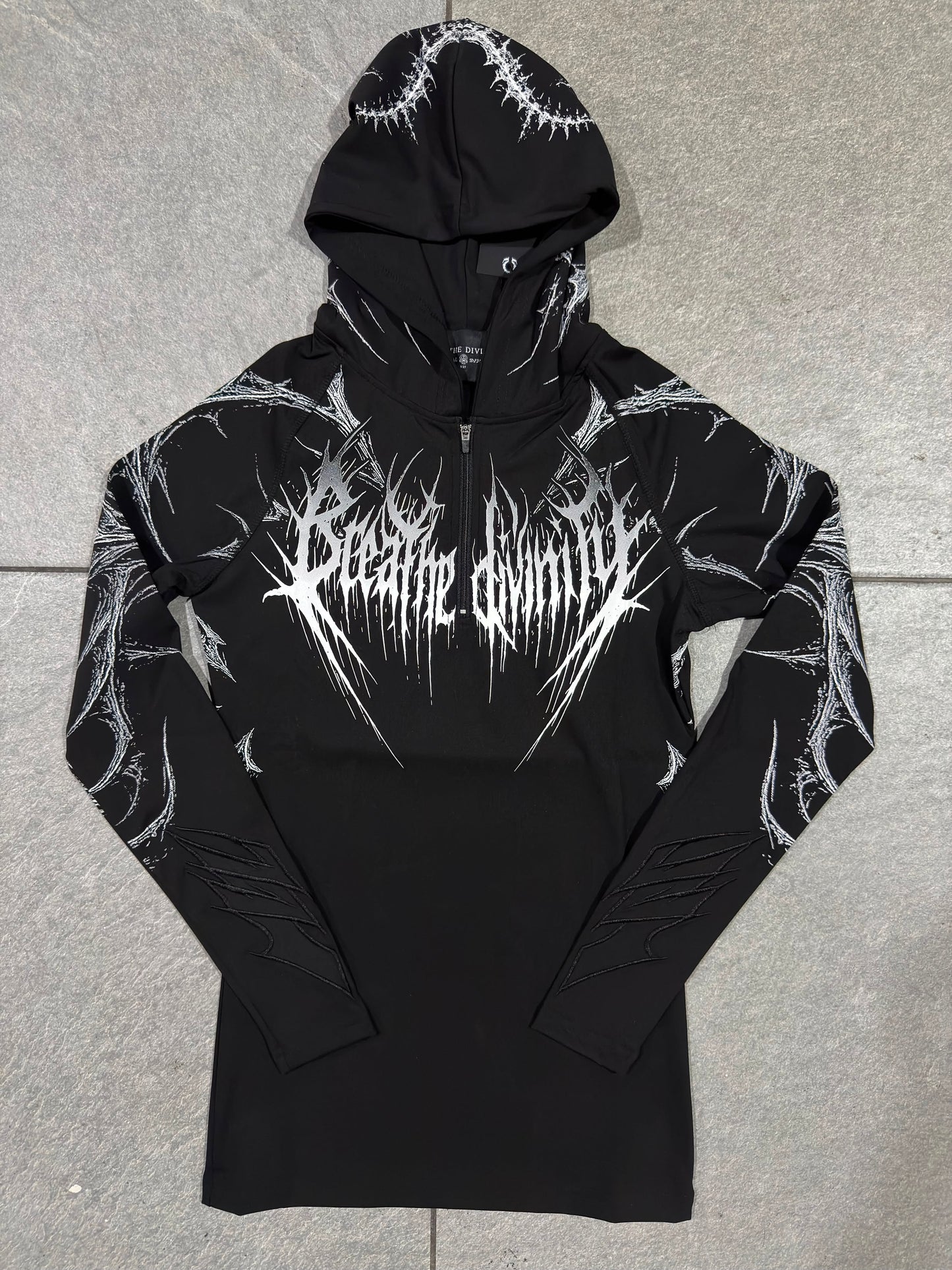 Breathedivinity Void Tech Pulsefire Hoodie Compression Void Black