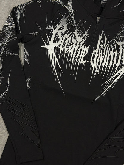 Breathedivinity Void Tech Pulsefire Hoodie Compression Void Black