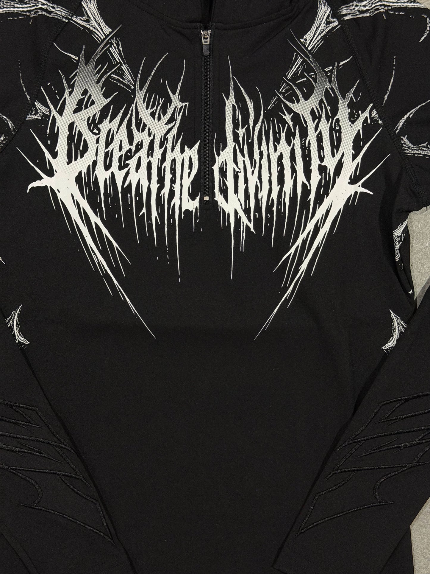Breathedivinity Void Tech Pulsefire Hoodie Compression Void Black