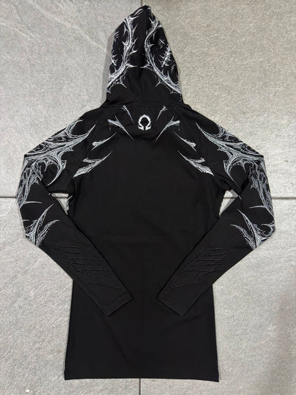 Breathedivinity Void Tech Pulsefire Hoodie Compression Void Black