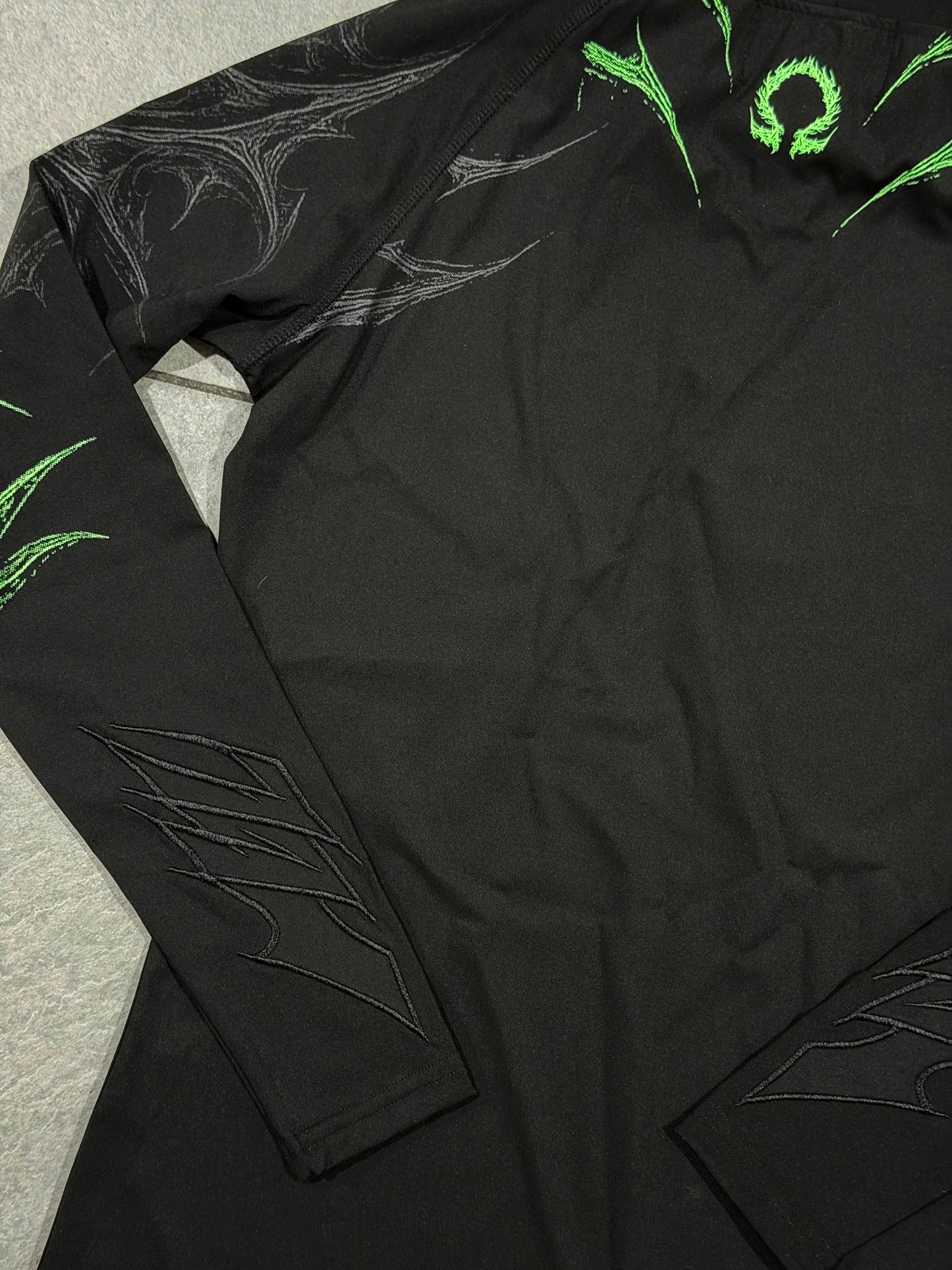 Breathedivinity Void Tech Pulsefire Hoodie Compression Neon Green
