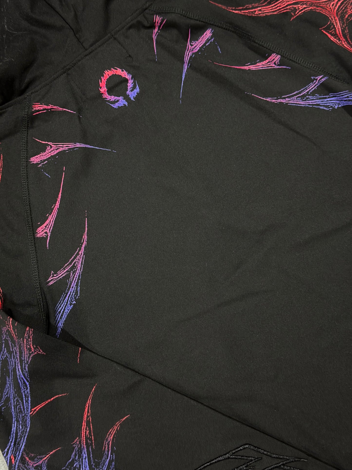 Breathedivinity Void Tech Pulsefire Hoodie Compression Blood Moon