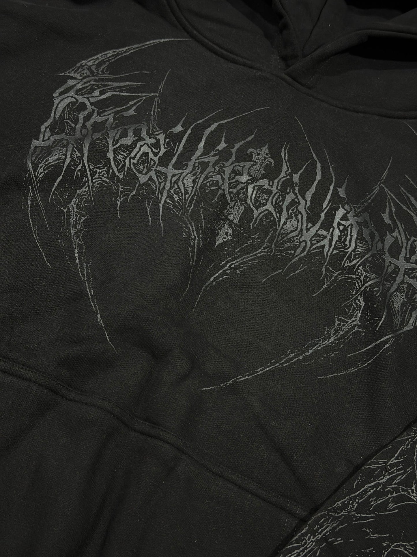 Breathedivinity Abysswalker Oversized Pullover Hoodie Darkness