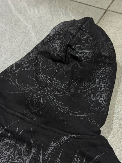 Breathedivinity Abysswalker Oversized Pullover Hoodie Darkness