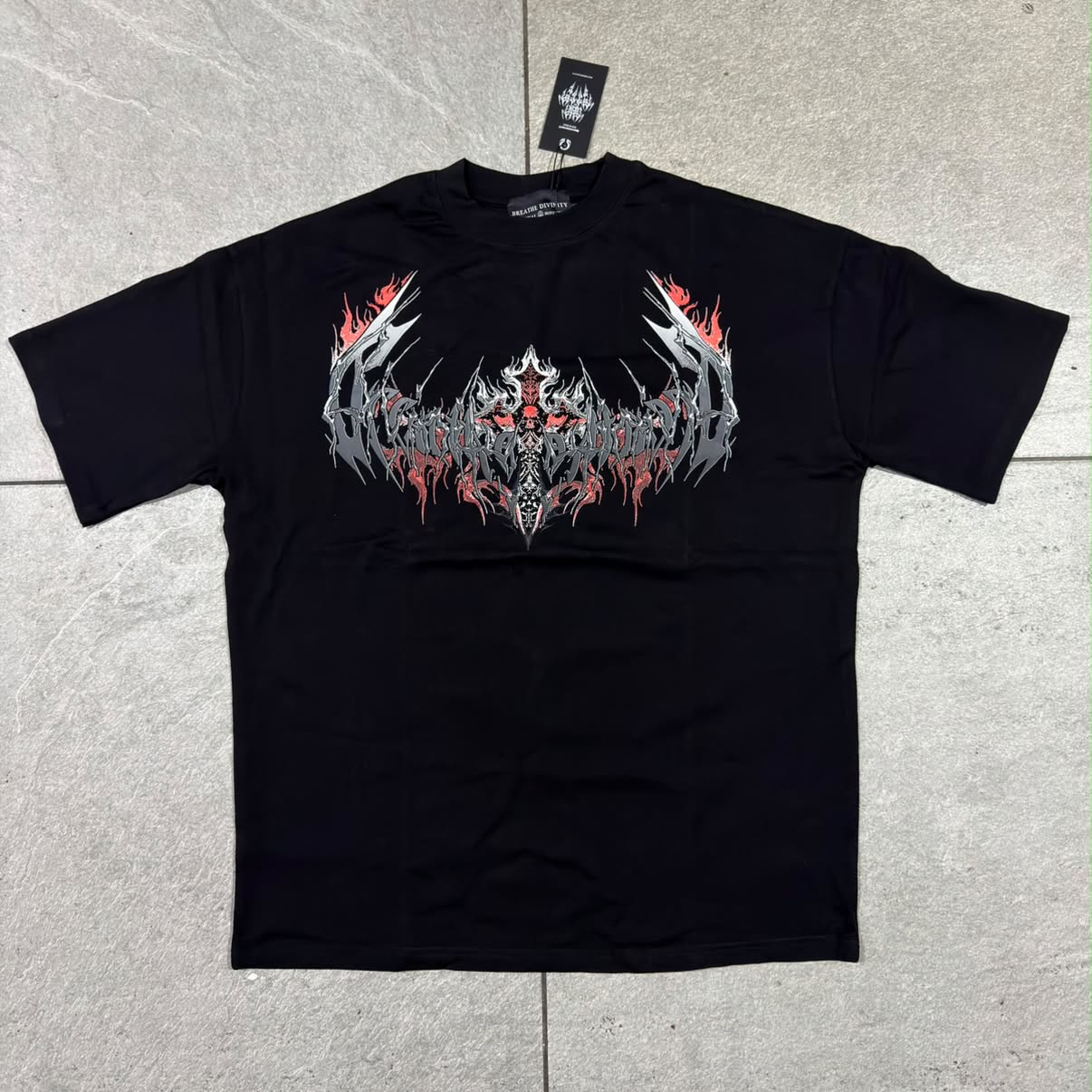 Breathedivinity Oversized T-Shirt Sephiroth Blood Metal