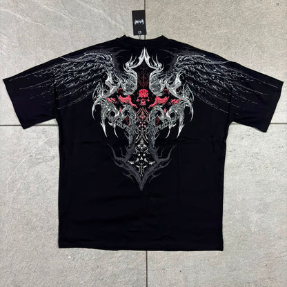 Breathedivinity Oversized T-Shirt Sephiroth Blood Metal