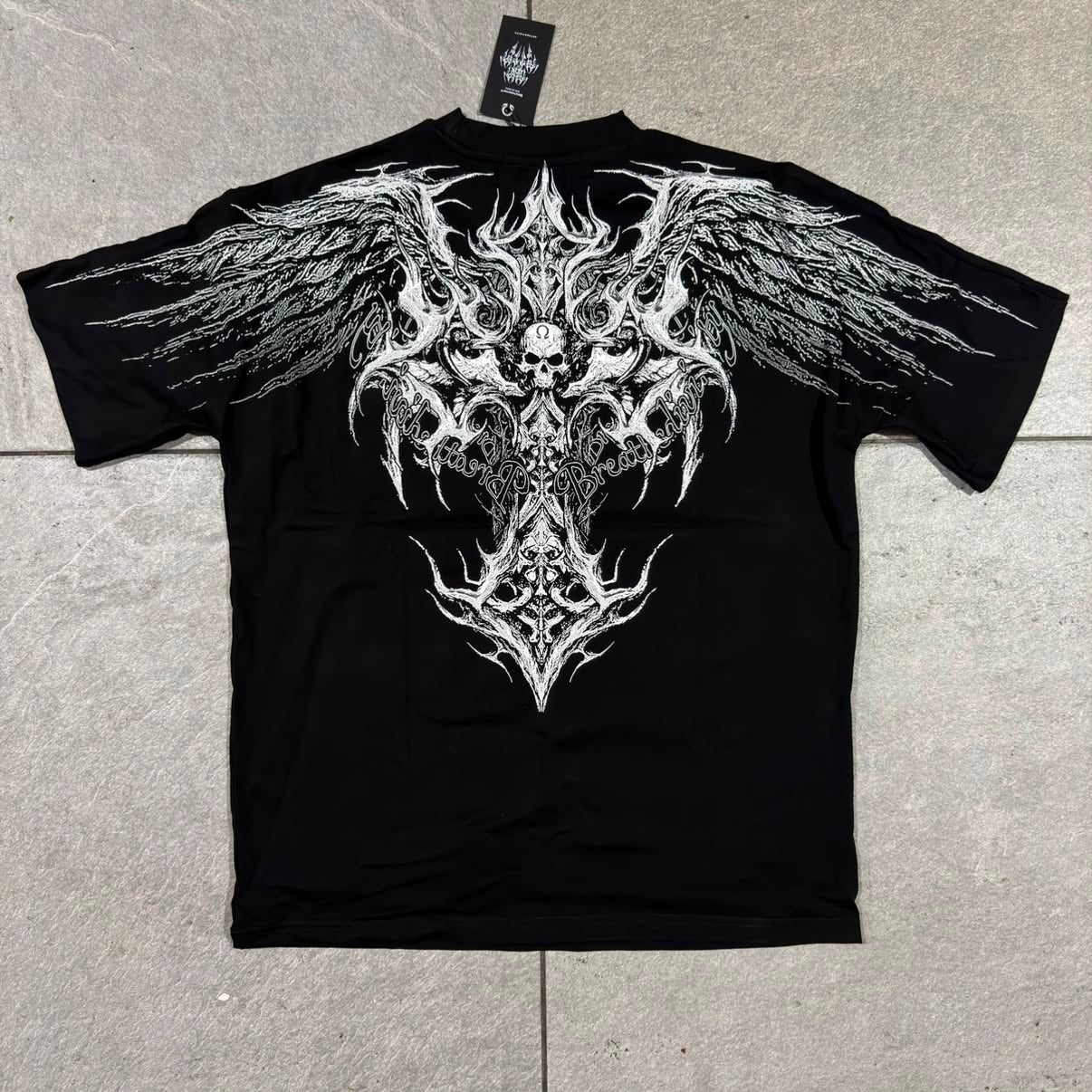 Breathedivinity Oversized T-Shirt Sephiroth Void Black