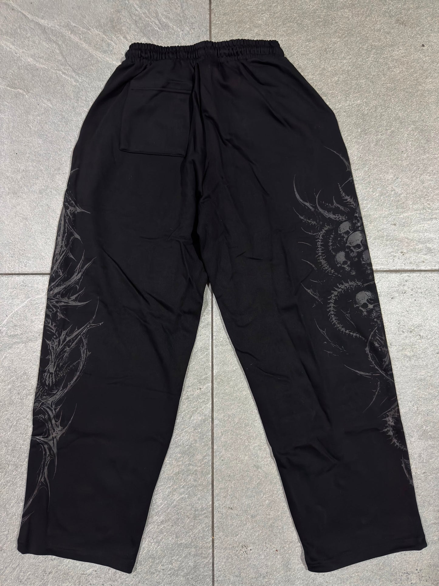 Breathedivinity Abysswalker Uncuffed Luxury Sweatpants Darkness