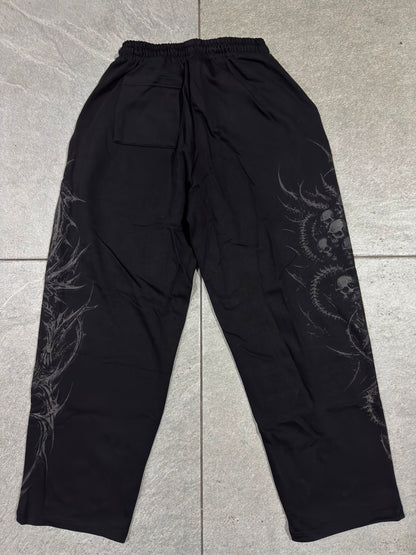 Breathedivinity Abysswalker Uncuffed Luxury Sweatpants Darkness
