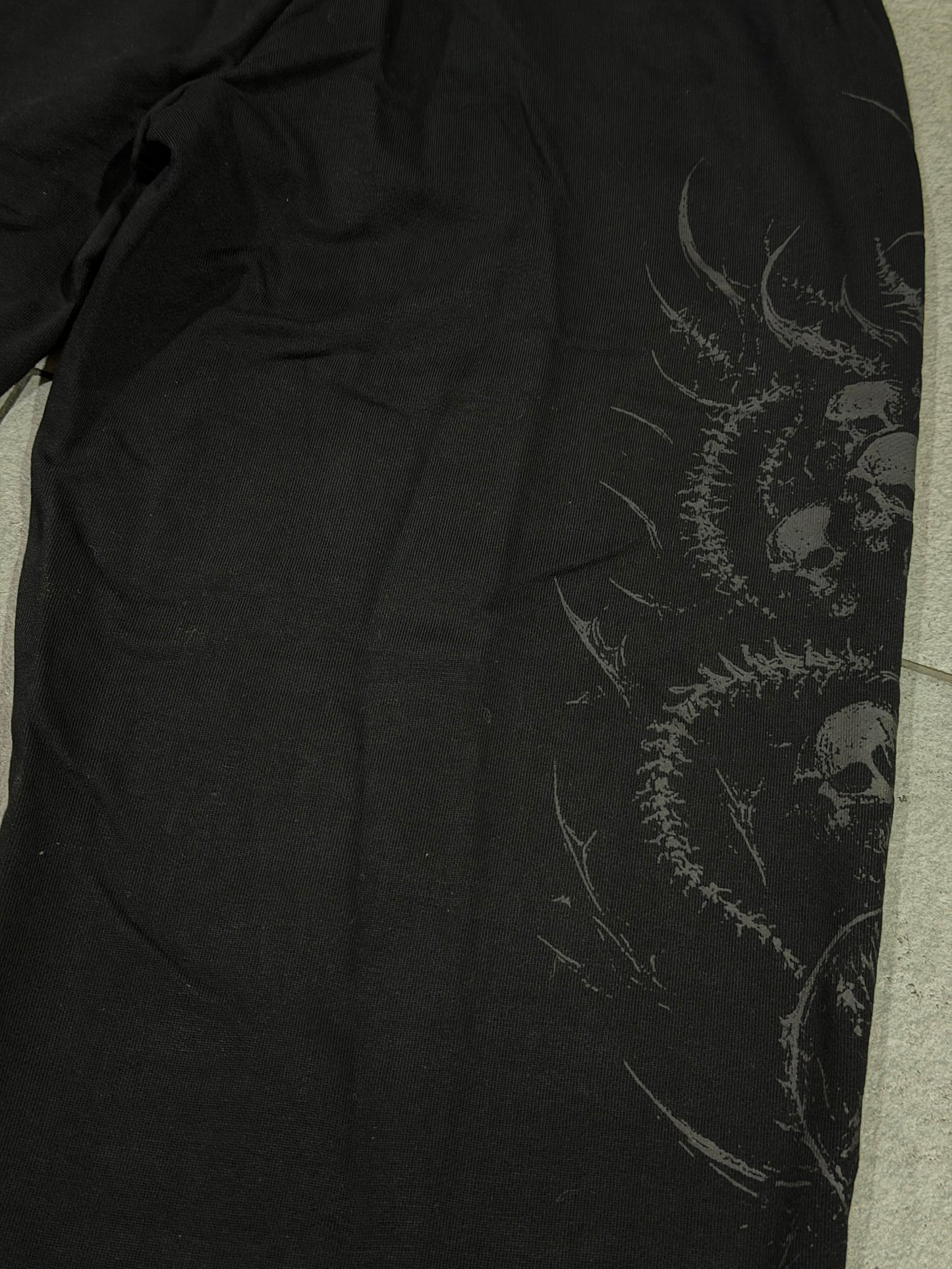 Breathedivinity Abysswalker Uncuffed Luxury Sweatpants Darkness
