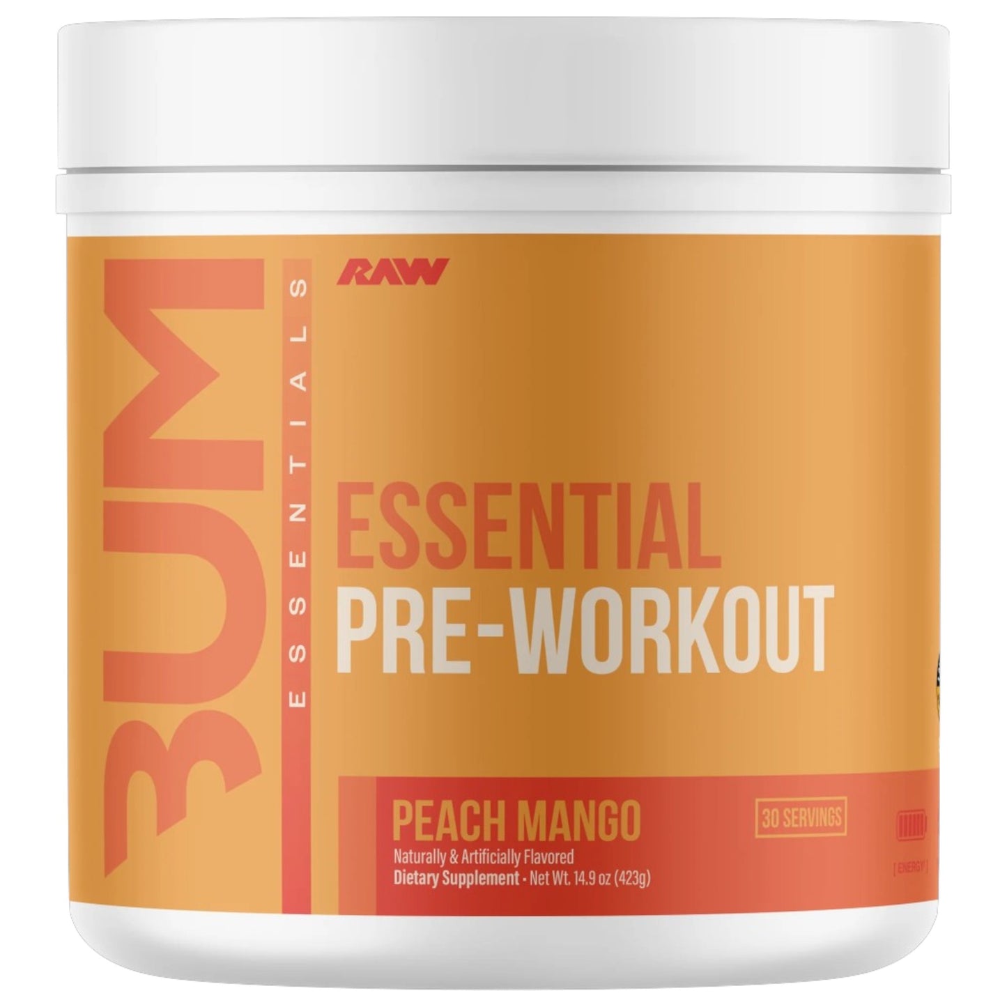 Raw Nutrition Bum Essential Pre-Workout 30 Servicios