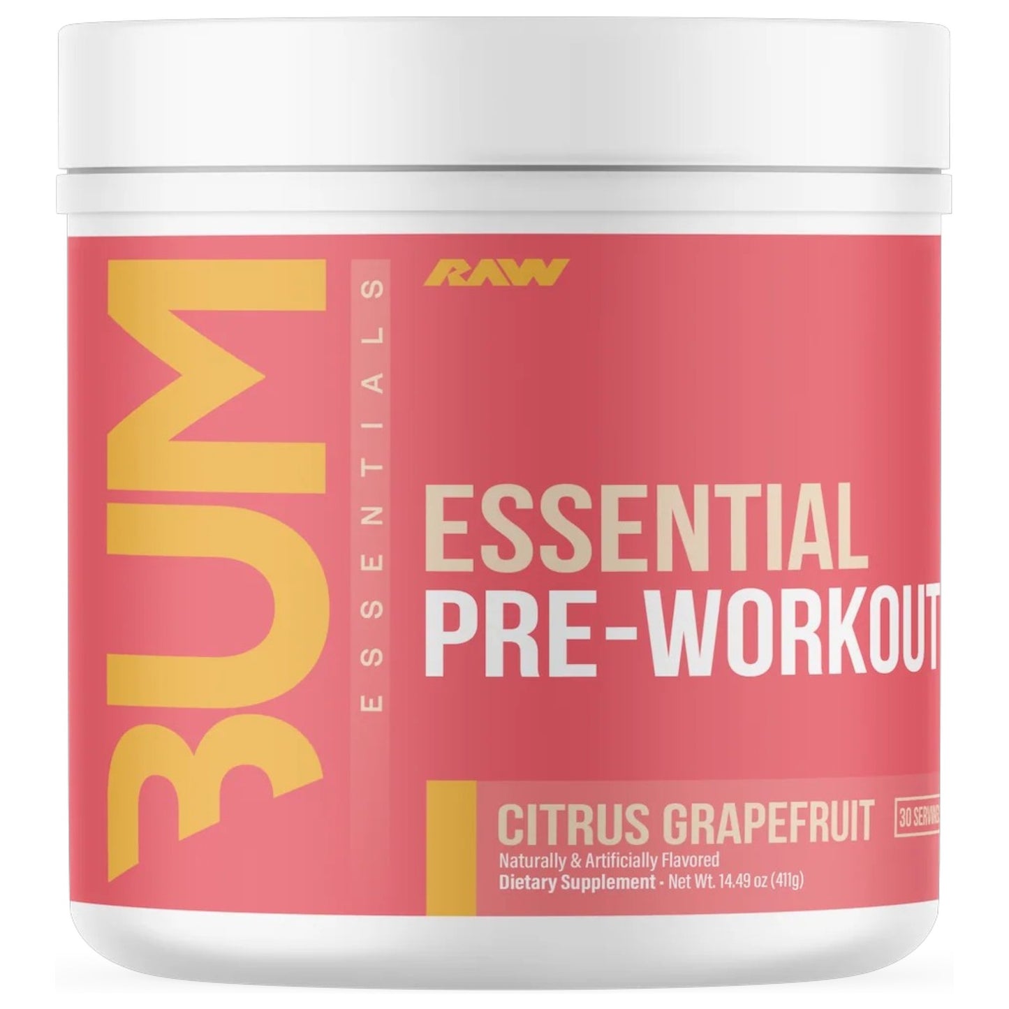Raw Nutrition Bum Essential Pre-Workout 30 Servicios
