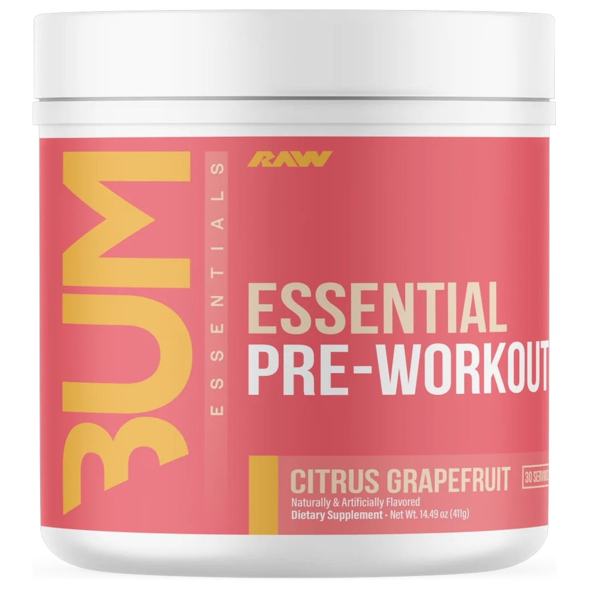 Raw Nutrition Bum Essential Pre-Workout 30 Servicios