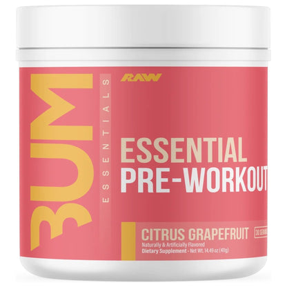 Raw Nutrition Bum Essential Pre-Workout 30 Servicios
