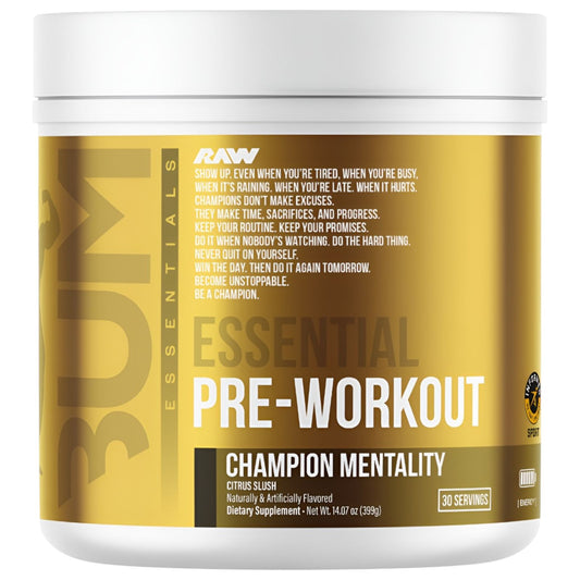 Raw Nutrition Bum Essential Pre-Workout 30 Servicios