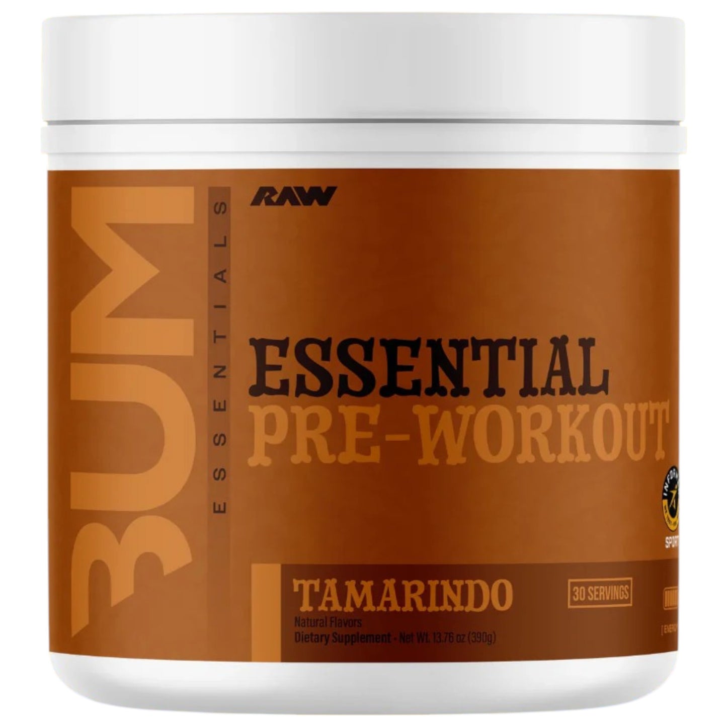 Raw Nutrition Bum Essential Pre-Workout 30 Servicios