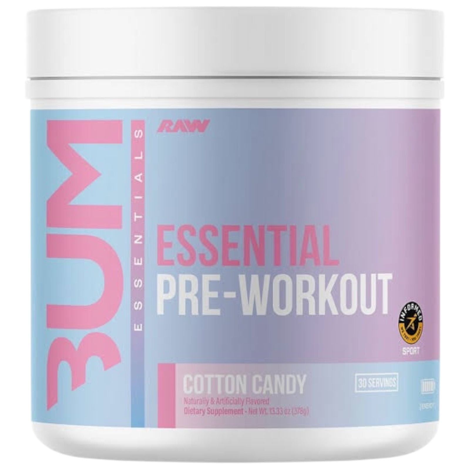 Raw Nutrition Bum Essential Pre-Workout 30 Servicios