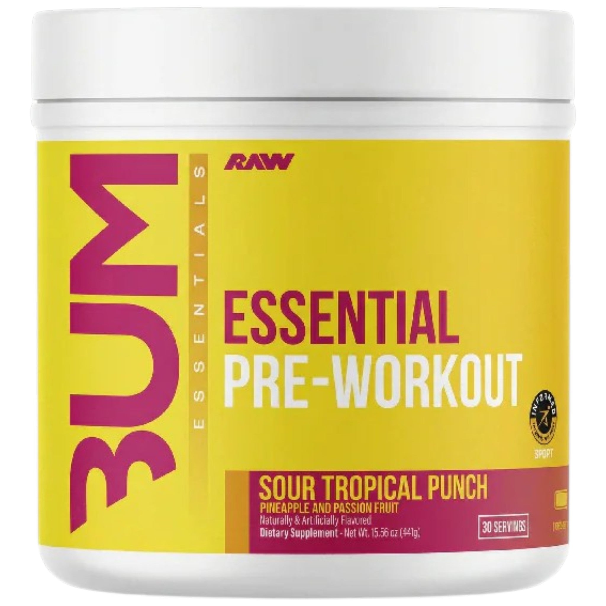 Raw Nutrition Bum Essential Pre-Workout 30 Servicios