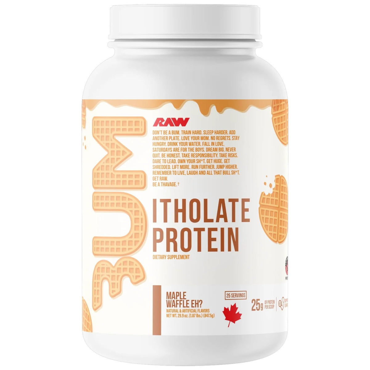 Raw Nutrition Bum Itholate Protein 1.80 Lbs