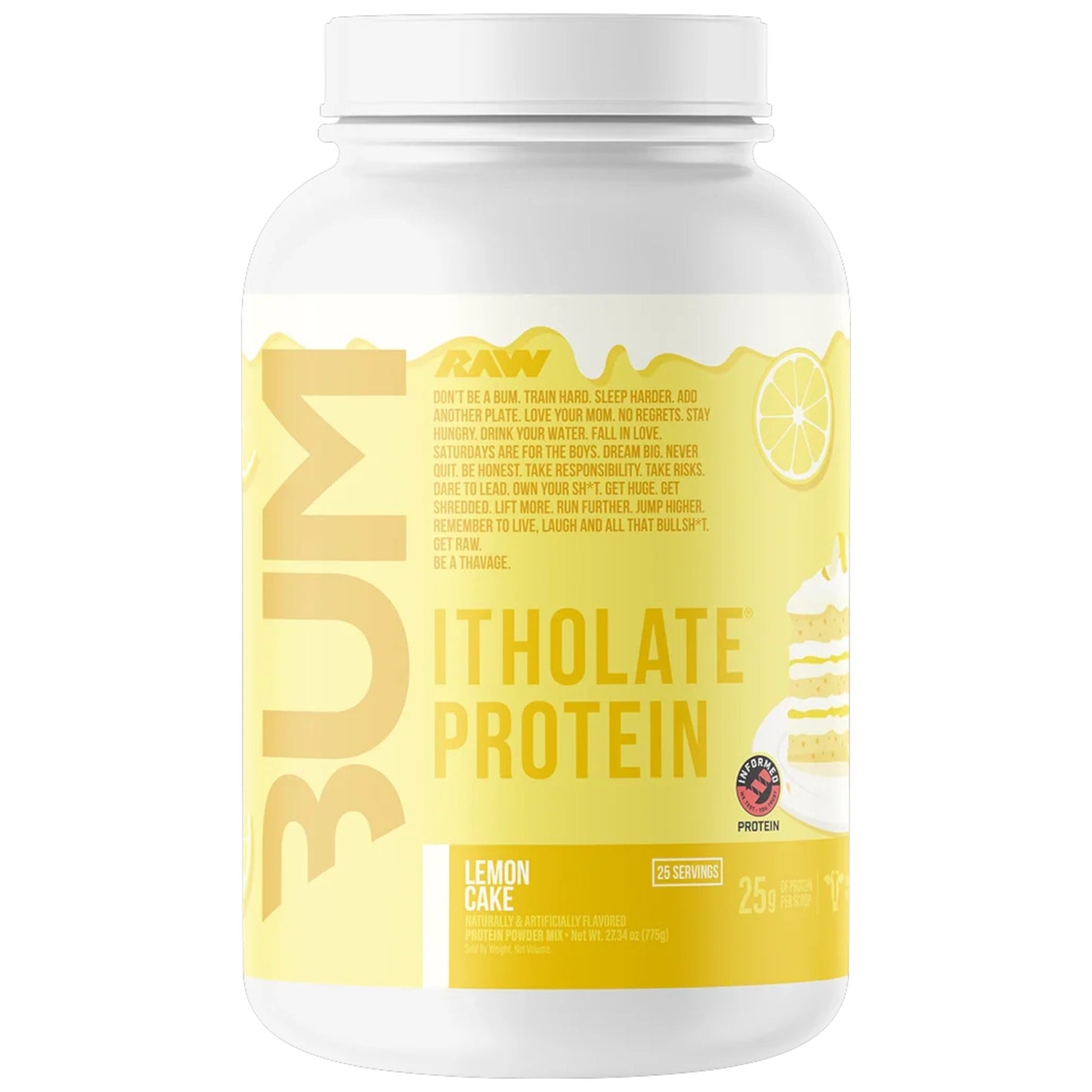 Raw Nutrition Bum Itholate Protein 1.80 Lbs
