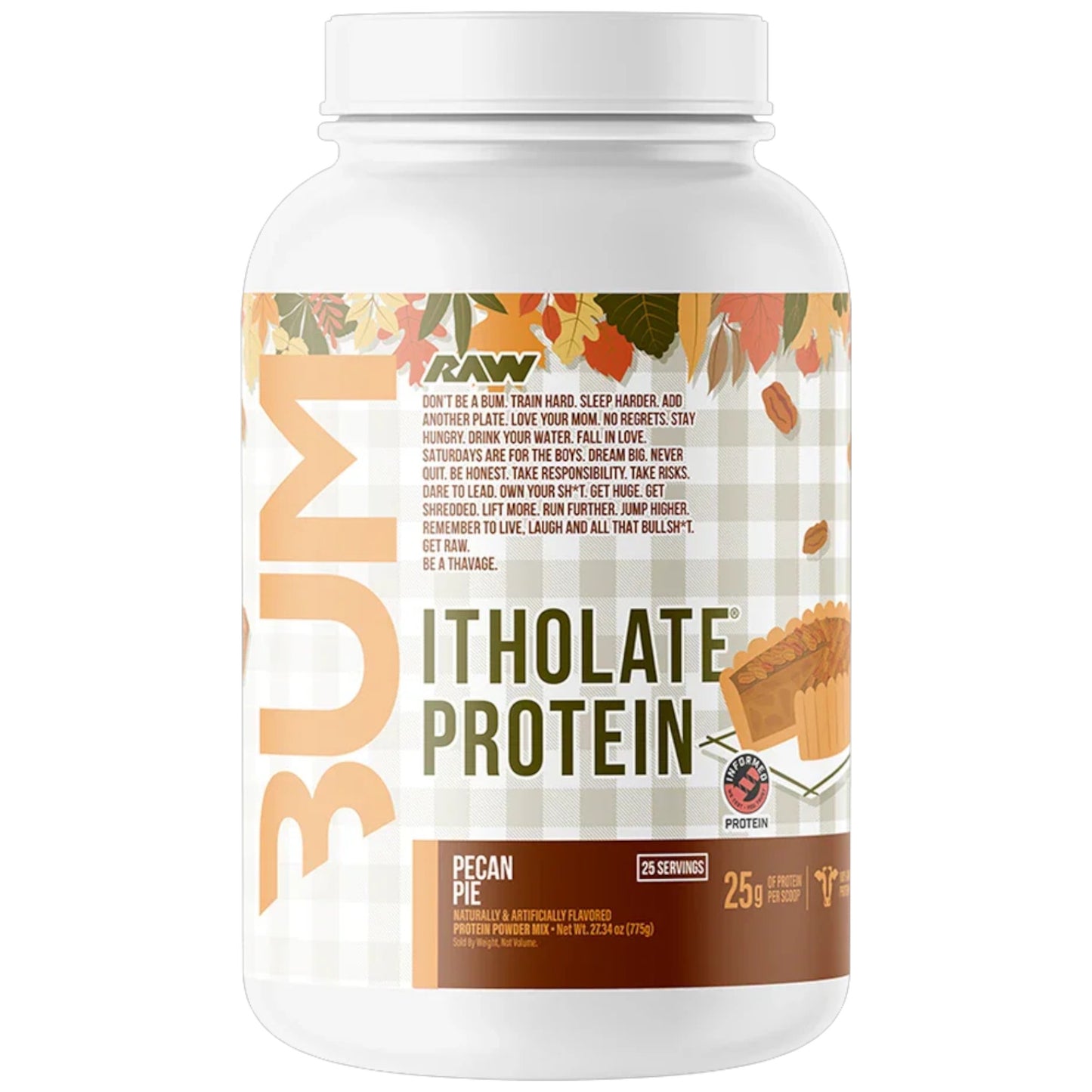 Raw Nutrition Bum Itholate Protein 1.80 Lbs