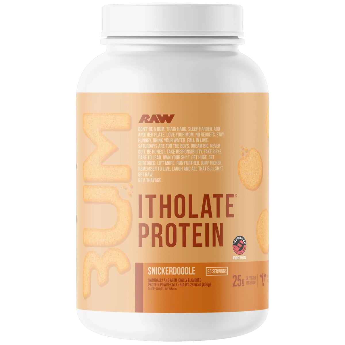 Raw Nutrition Bum Itholate Protein 1.80 Lbs