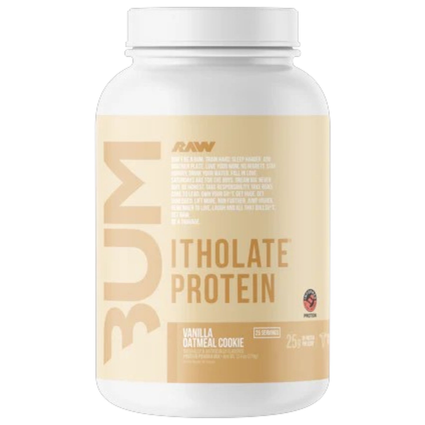 Raw Nutrition Bum Itholate Protein 1.80 Lbs
