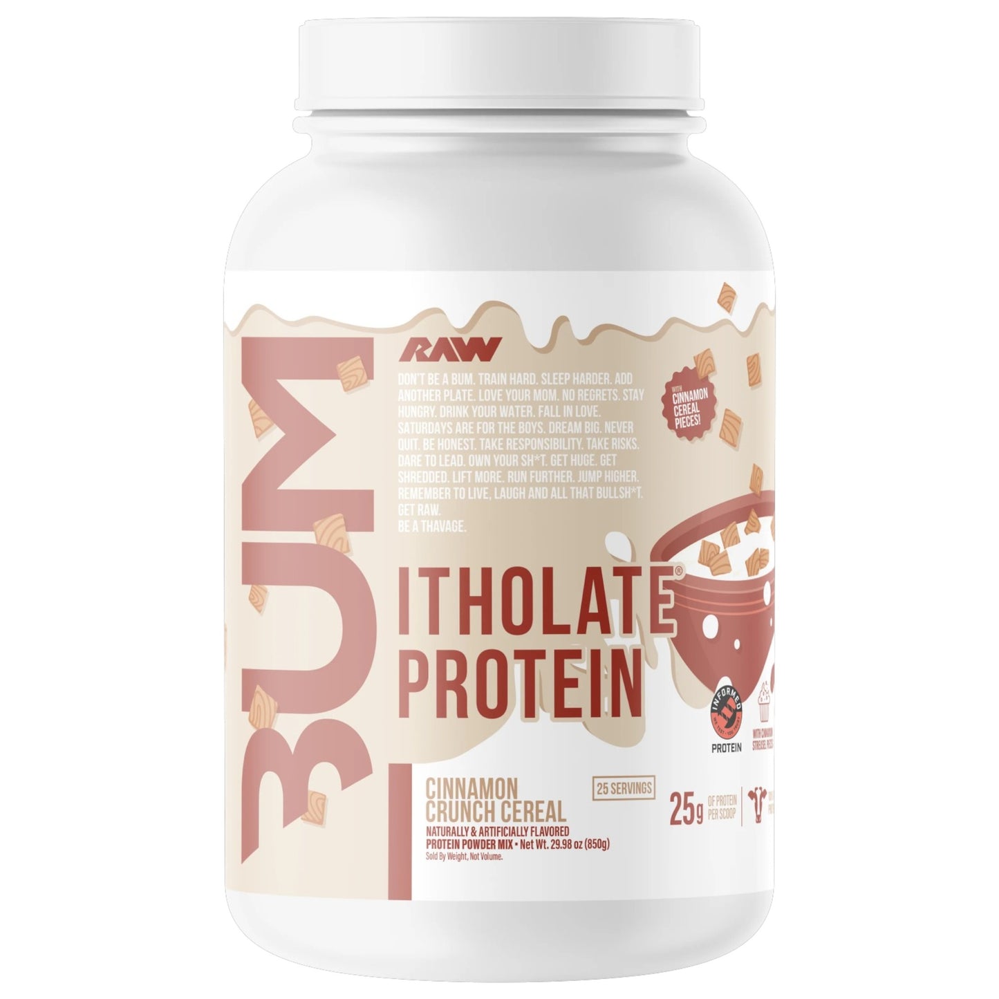 Raw Nutrition Bum Itholate Protein 1.80 Lbs