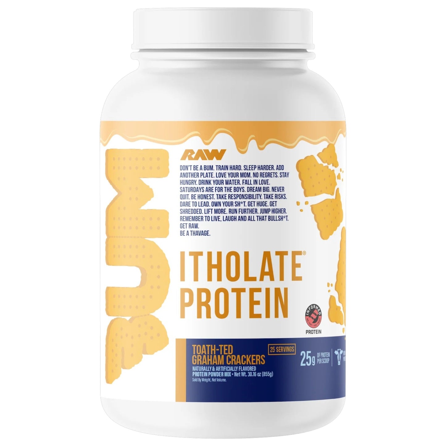 Raw Nutrition Bum Itholate Protein 1.80 Lbs