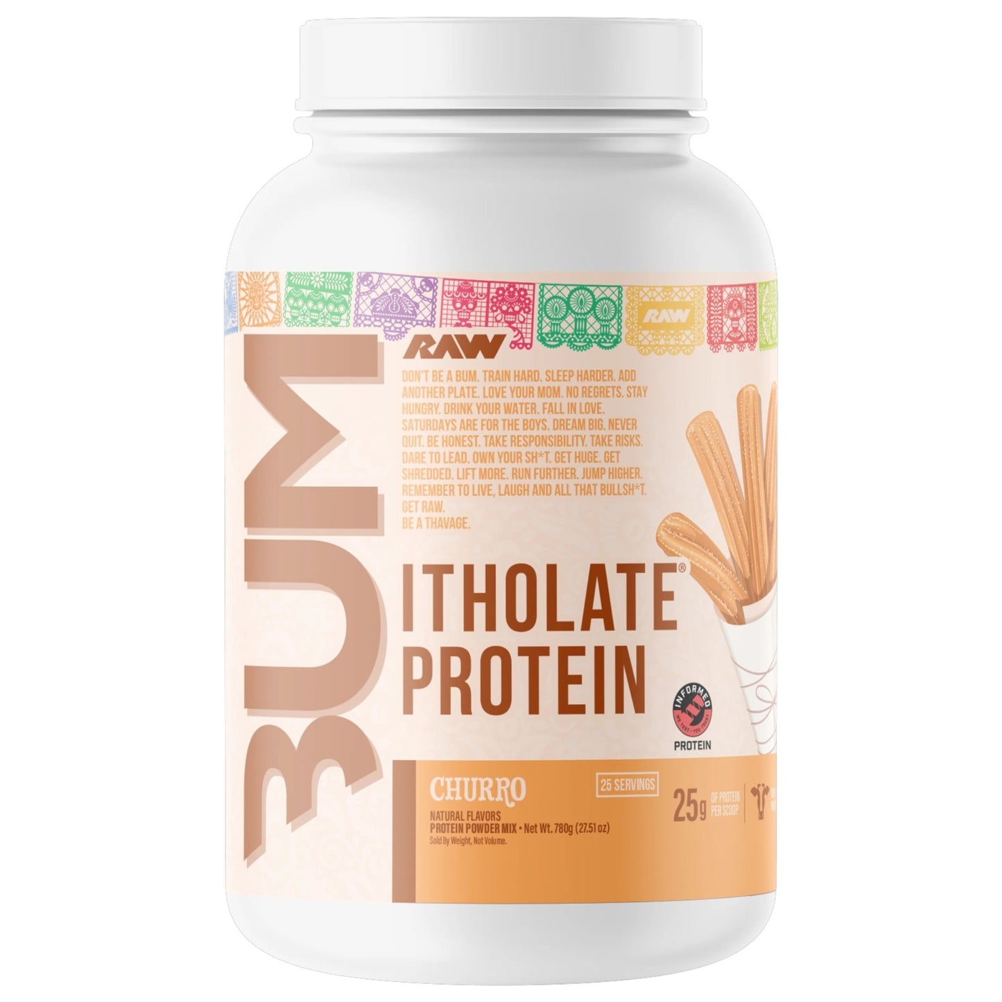 Raw Nutrition Bum Itholate Protein 1.80 Lbs