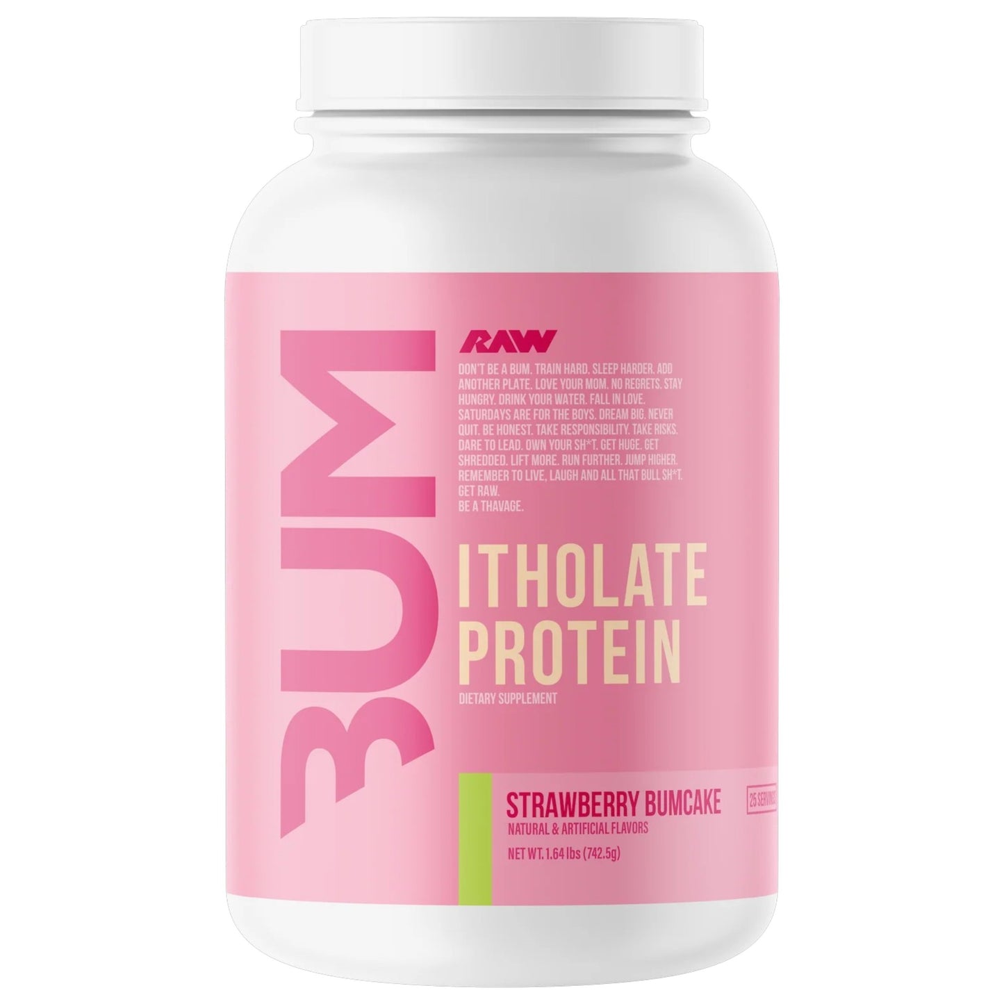 Raw Nutrition Bum Itholate Protein 1.80 Lbs