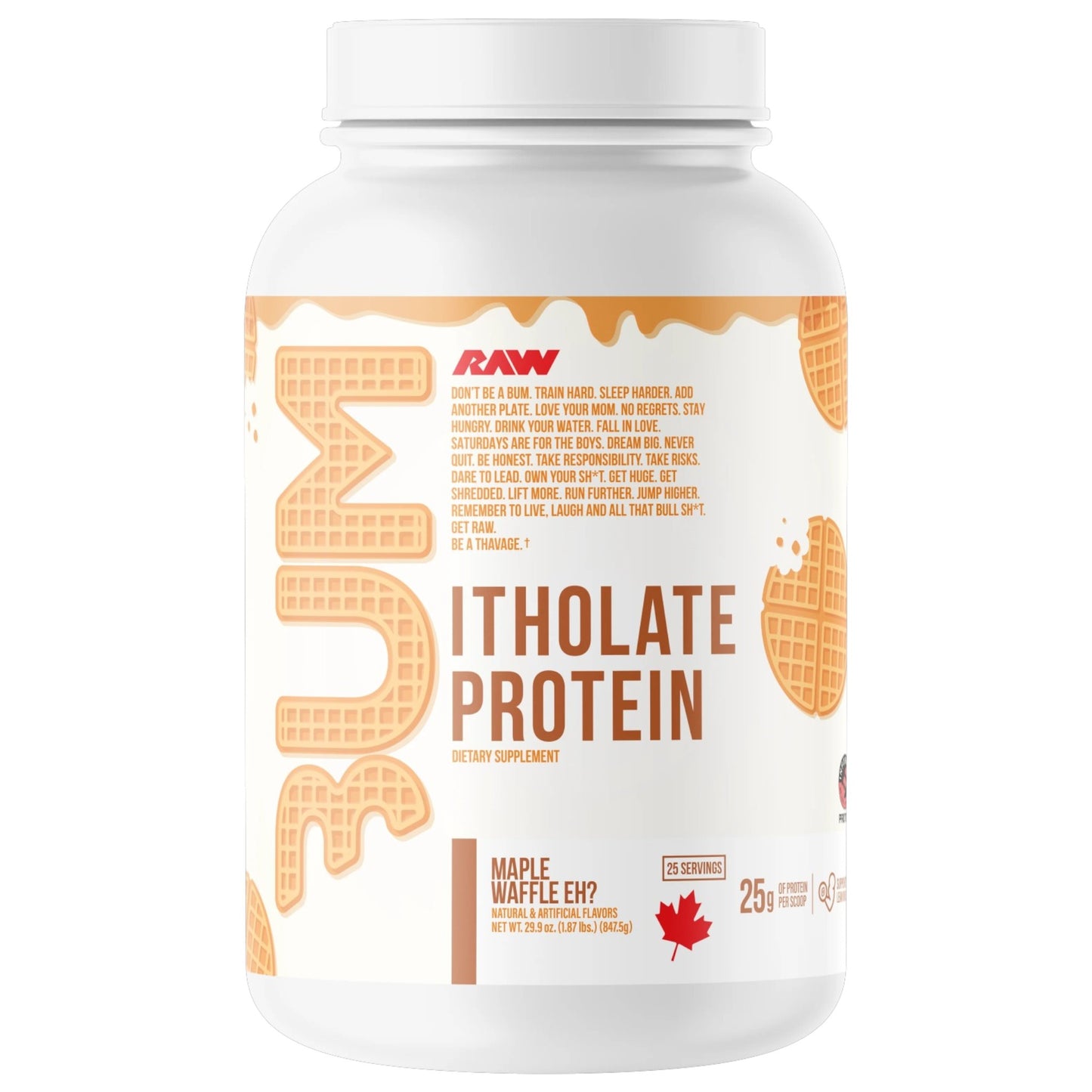 Raw Nutrition Bum Itholate Protein 1.80 Lbs