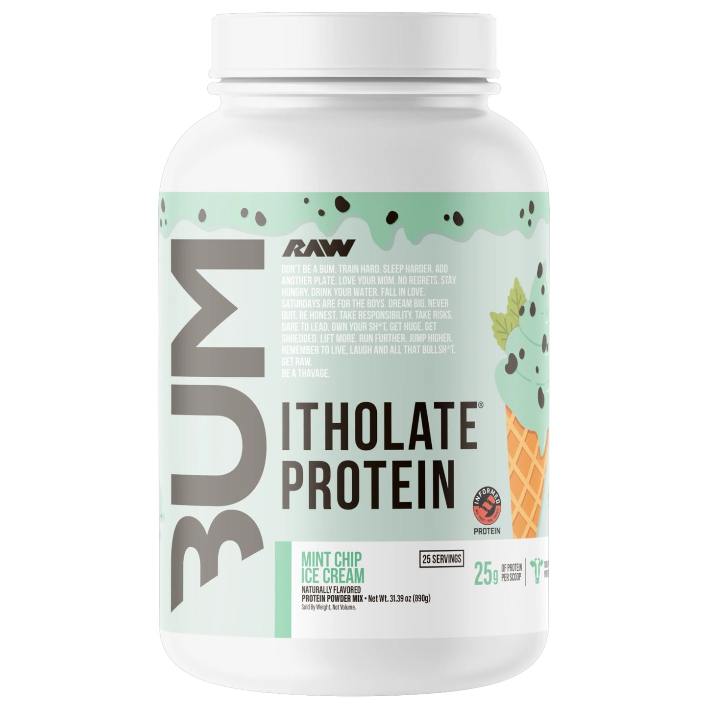 Raw Nutrition Bum Itholate Protein 1.80 Lbs