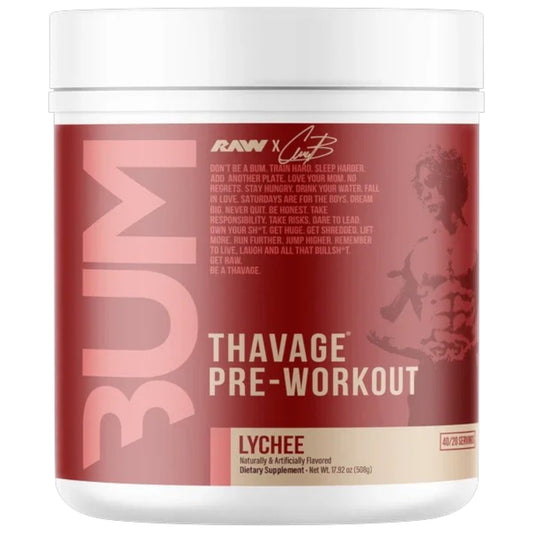 Raw Nutrition Bum Thavage Pre-Workout 40 Servicios