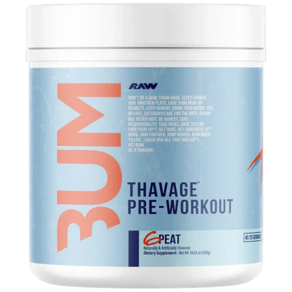 Raw Nutrition Bum Thavage Pre-Workout 40 Servicios