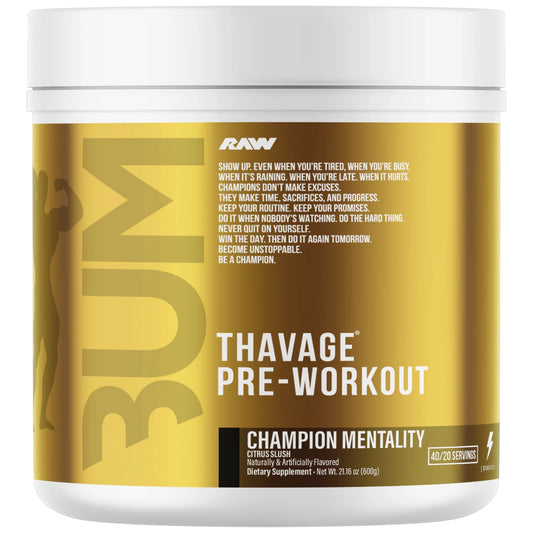 Raw Nutrition Bum Thavage Pre-Workout 40 Servicios