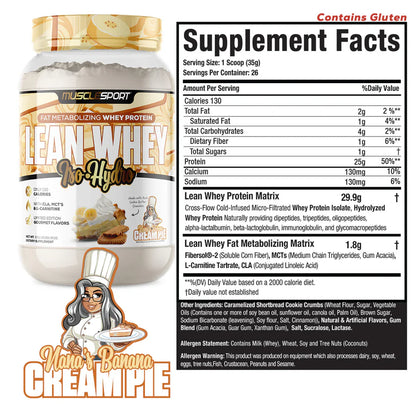 Musclesport Lean Whey Iso-Hydro 2 Lbs