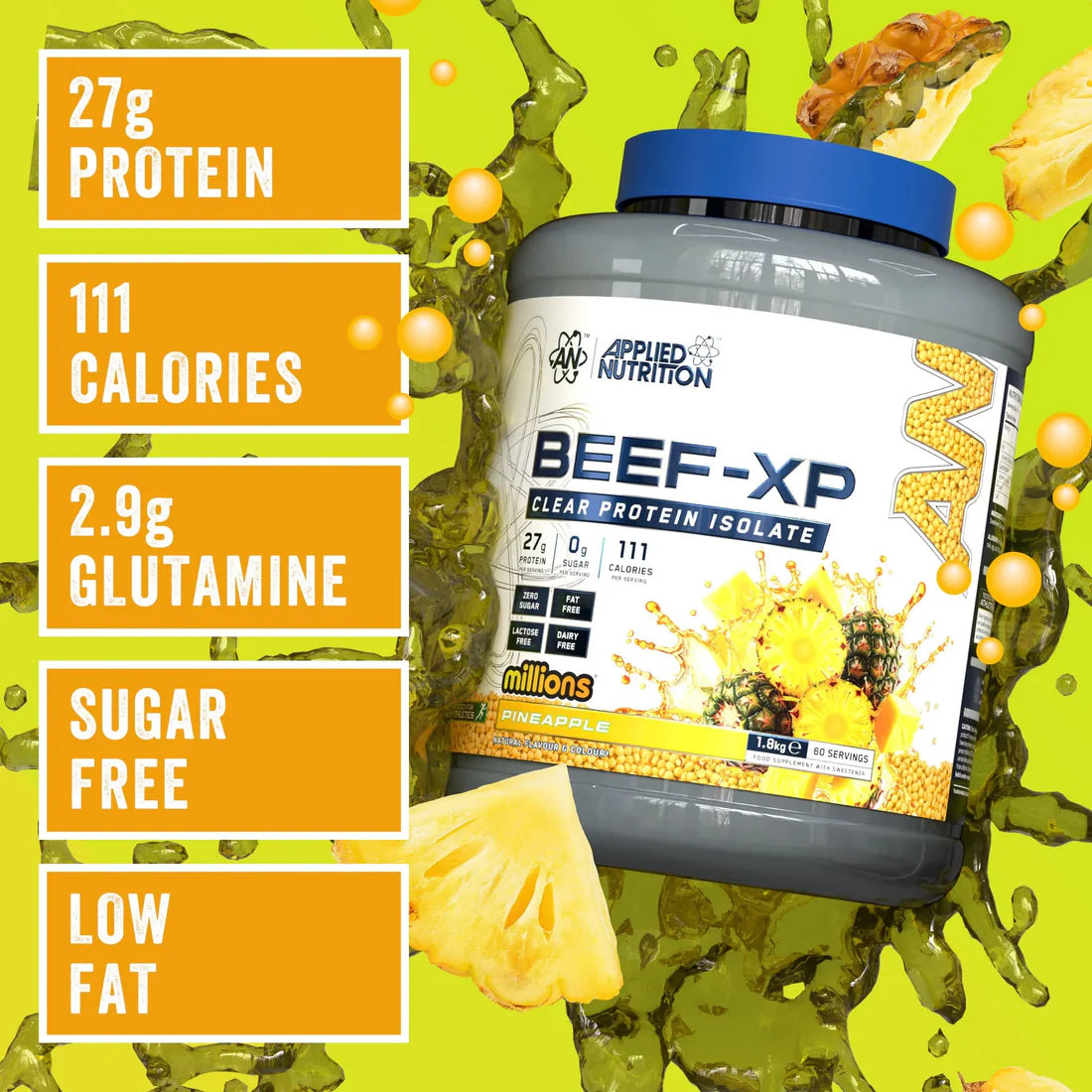 Applied Nutrition Beef-Xp Clear Protein Isolate 4 Lbs