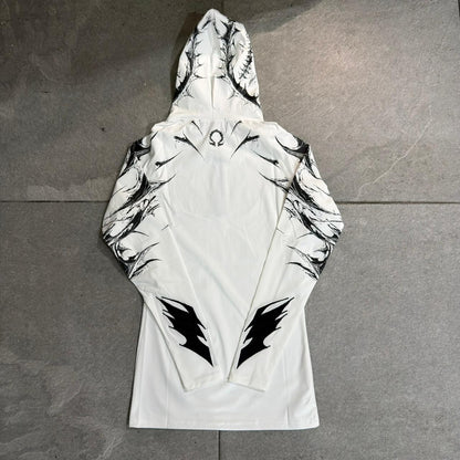 Breathe Divinite Void Tech Pulsefire Hoodie Compression Divinite White