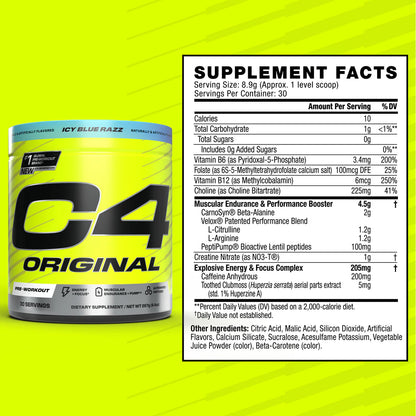 Cellucor C4 Original 30 Servicios