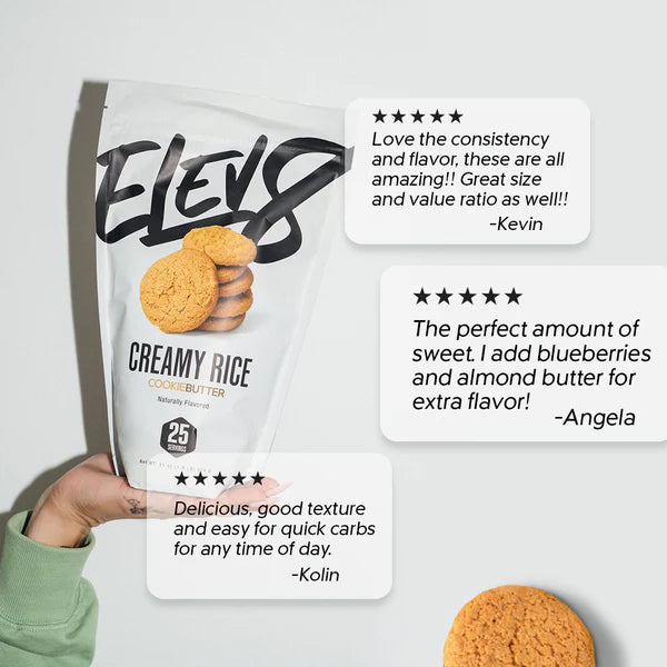 Elev8 Creamy Rice Cookie Butter 25 Servicios