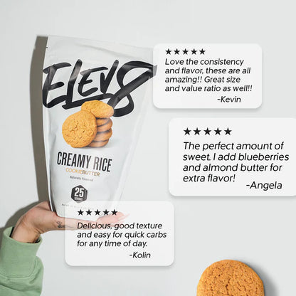 Elev8 Creamy Rice Cookie Butter 25 Servicios