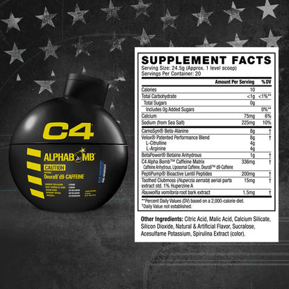 Cellucor C4 Alphabomb 20 Servicios