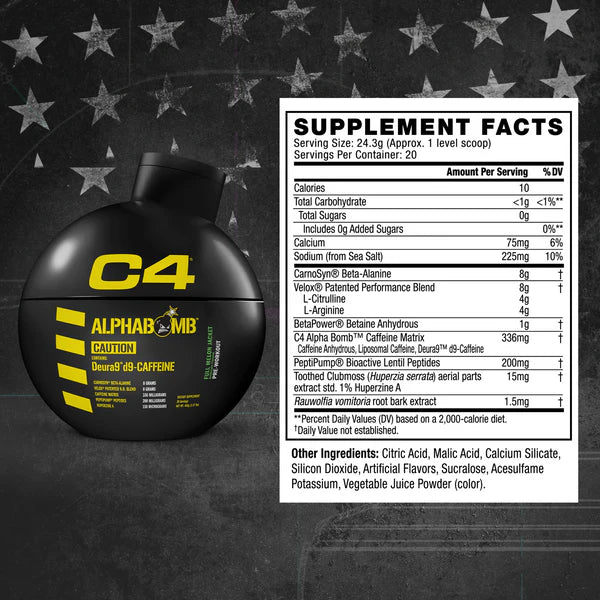 Cellucor C4 Alphabomb 20 Servicios