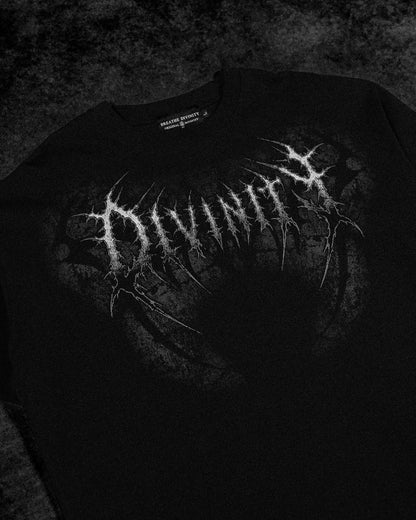 Breathedivinity Oversized T-Shirt Blood Reaper Void Black