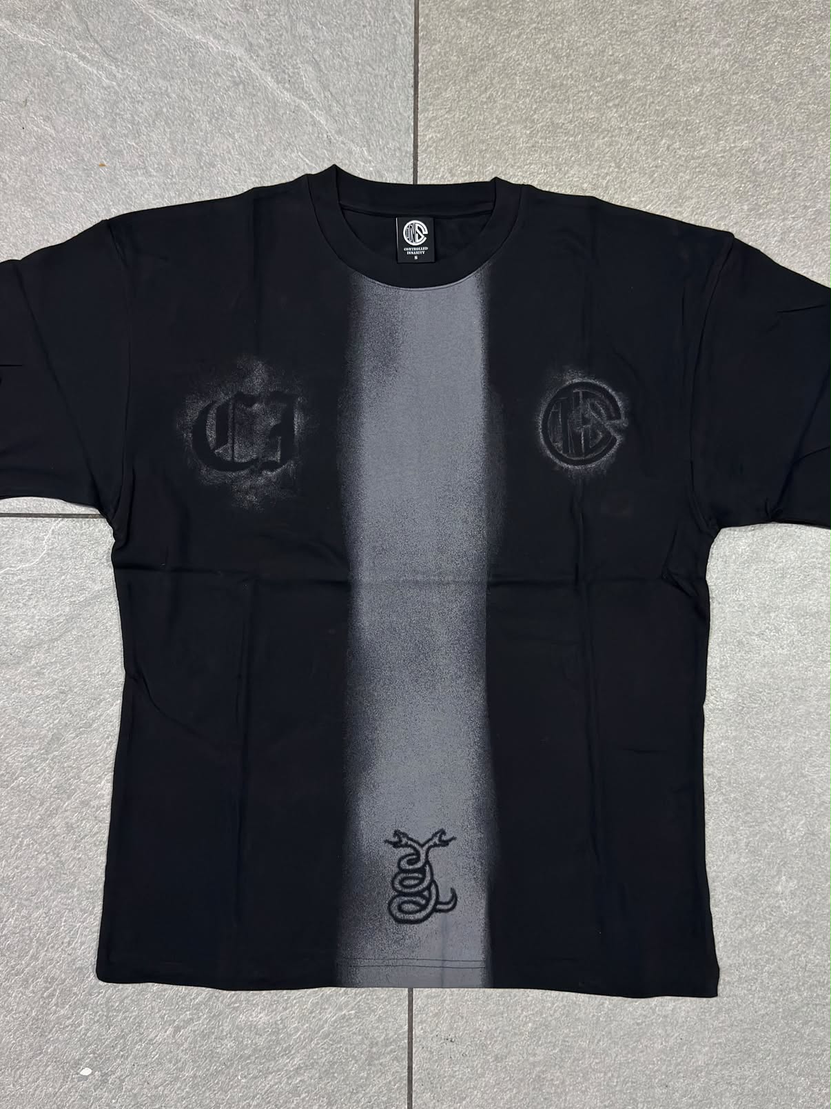 Controlled Insanity Faded Tee