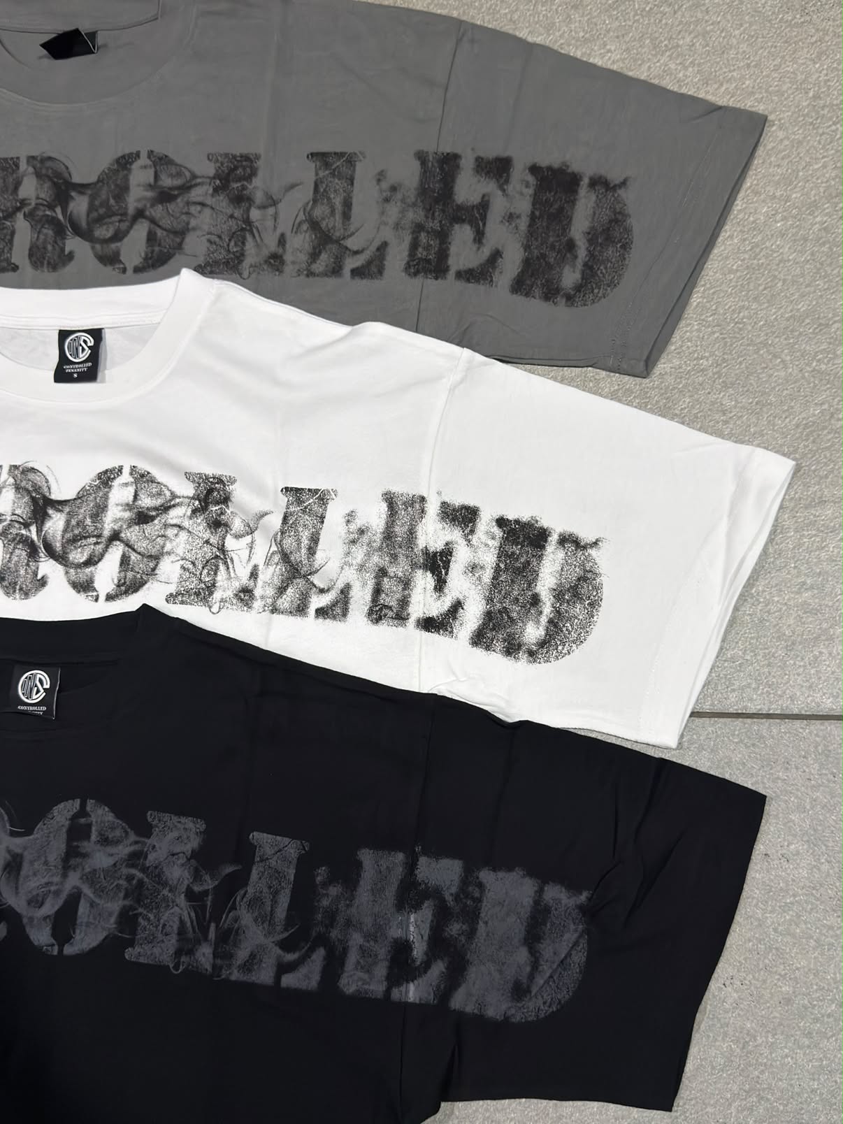 Controlled Insanity Smoke Lightweight Tee 3 Pack
