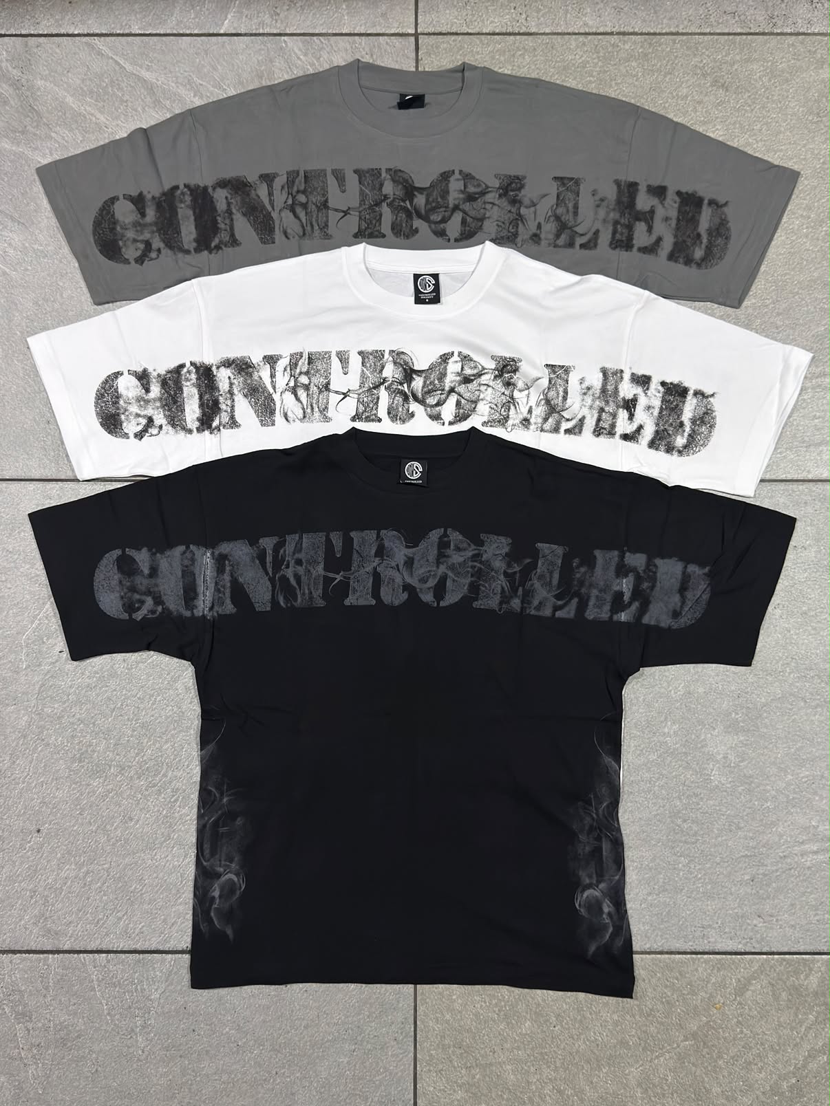 Controlled Insanity Smoke Lightweight Tee 3 Pack