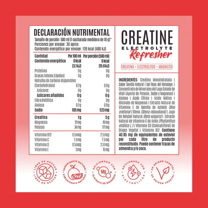 Birdman Creatine Electrolyte Refresher 300 Gramos 30 Servicios