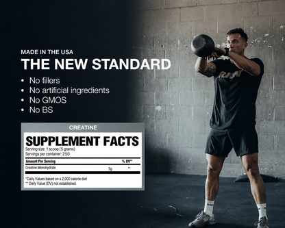 Raw Nutrition Creatine Monohydrate 1.5 Kg 250 Servicios